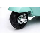 Jeździk dla dziecka Skuter Vespa na akumulator z oparciem Miętowy