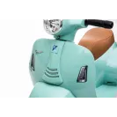 Jeździk dla dziecka Skuter Vespa na akumulator z oparciem Miętowy