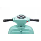 Jeździk dla dziecka Skuter Vespa na akumulator z oparciem Miętowy