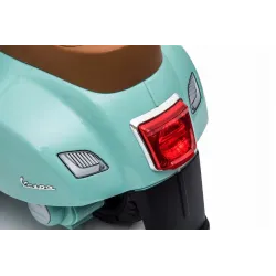 Jeździk dla dziecka Skuter Vespa na akumulator z oparciem Miętowy Jeździk dla dziecka Skuter Vespa na akumulator z oparciem Miętowy