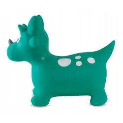 SUN BABY gumowy skoczek  + pompka Dino zielony