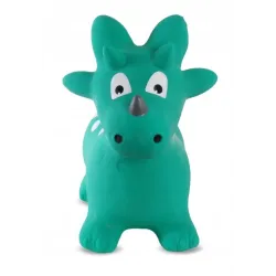 SUN BABY gumowy skoczek  + pompka Dino zielony