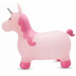 SUN BABY gumowy skoczek  + pompka Kelly różowy J06.021.0.1