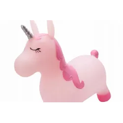 SUN BABY gumowy skoczek  + pompka Kelly różowy J06.021.0.1