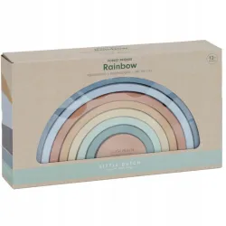 LITTLE DUTCH Drewniana tęcza do układania Forest Friends LD7237