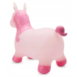 SUN BABY gumowy skoczek  + pompka Kelly różowy J06.021.0.1