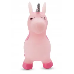 SUN BABY gumowy skoczek  + pompka Kelly różowy J06.021.0.1