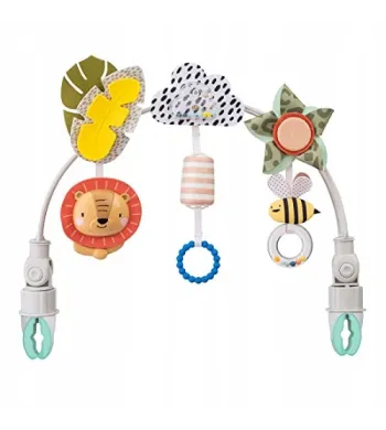 Taf Toys Pałąk Łuk z zabawkami zawieszkami do wózka bujaka Savannah 12795
