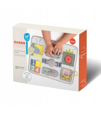 TAF TOYS Tablica aktywności manipulacyjna Urban Garden  13295