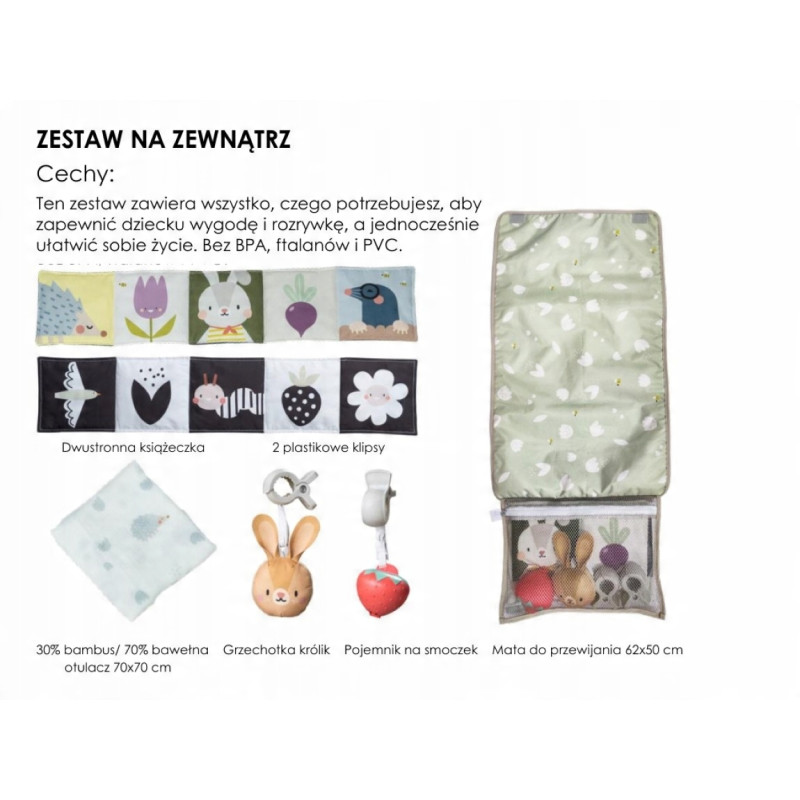 Taf Toys Zestaw na zewnątrz, Mata do przewijania URBAN GARDEN COLLECTION 13135
