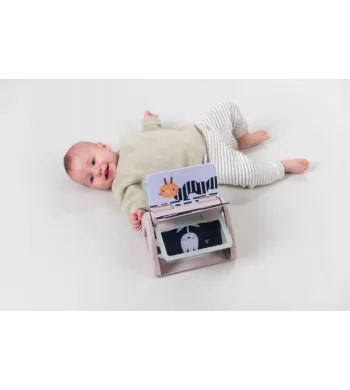 Taf Toys sensoryczna książeczka obrotowa czarno-biała 13385