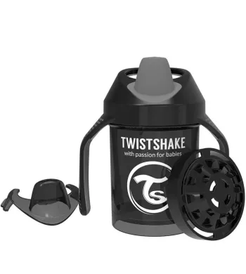Kubek niekapek Twistshake 230ml 4m+ czarny
