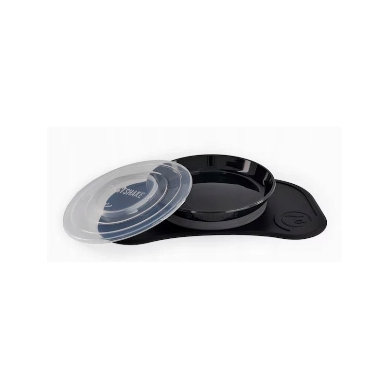 Twistshake Mata Click-Mat Mini + Talerz BLACK