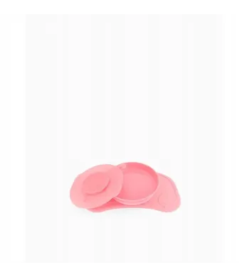 Twistshake Mini Mata Antypoślizgowa + talerz Pink
