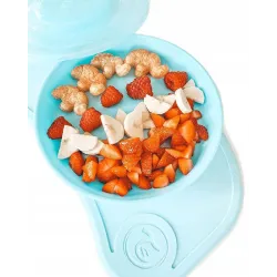 Twistshake Mini Mata Antypoślizgowa + talerz niebieski Twistshake Mini Mata Antypoślizgowa + talerz niebieski