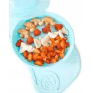 Twistshake Mini Mata Antypoślizgowa + talerz niebieski