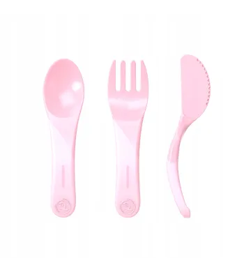 Sztućce dla dzieci tworzywo sztuczne Twistshake Pink