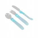 Sztućce dla dzieci stal nierdzewna Twistshake Blue