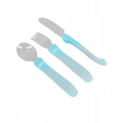 Sztućce dla dzieci stal nierdzewna Twistshake Blue Sztućce dla dzieci stal nierdzewna Twistshake Blue