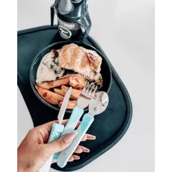 Sztućce dla dzieci stal nierdzewna Twistshake Blue Sztućce dla dzieci stal nierdzewna Twistshake Blue