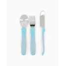 Sztućce dla dzieci stal nierdzewna Twistshake Blue