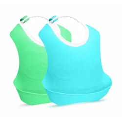 Śliniak Twistshake 2 szt niebieski zielony Śliniak Twistshake 2 szt niebieski zielony