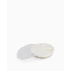 Talerzyk Twistshake dzielony z pokrywką biały Talerzyk Twistshake dzielony z pokrywką biały