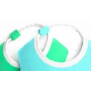 Śliniak Twistshake 2 szt niebieski zielony