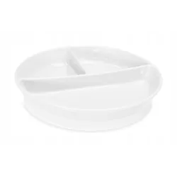 Talerzyk Twistshake dzielony z pokrywką biały Talerzyk Twistshake dzielony z pokrywką biały