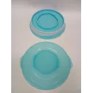 Twistshake Talerz z pokrywką blue