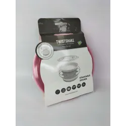 Twistshake Talerz z pokrywką pink Twistshake Talerz z pokrywką pink