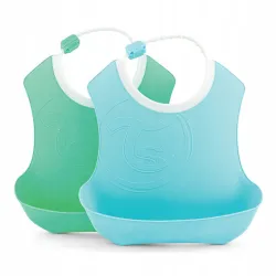 Śliniak Twistshake 2 szt niebieski zielony Śliniak Twistshake 2 szt niebieski zielony