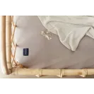 Poofi prześcieradło z gumką 60x120 czekolada