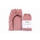 Poofi prześcieradło z gumką 60x120 herbaciana róża