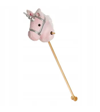 Hobby Horse Jednorożec pluszowy koń na kiju Unicorn różowy 100 cm