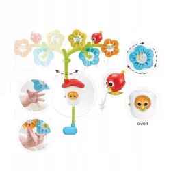 YOOKIDOO Zabawka do kąpieli do wody karuzela sensoryczna WIRUJĄCE KWIATY YOOKIDOO Zabawka do kąpieli do wody karuzela sensoryczna WIRUJĄCE KWIATY