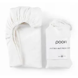 Poofi prześcieradło z gumką 60x120 śmietanka Poofi prześcieradło z gumką 60x120 śmietanka