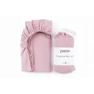 Poofi prześcieradło z gumką  70x140 piwonia