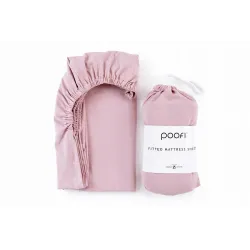 Poofi prześcieradło z gumką  70x140 piwonia Poofi prześcieradło z gumką  70x140 piwonia