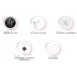 YOONCO MEDICAL TERMOMETR BEZDOTYKOWY ELEKTRONICZNY YT 7438