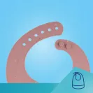 CANPOL ŚLINIAK SILIKONOWY Z KIESZONKĄ WODOODPORNY REGULOWANY ŻÓŁTY 51/029