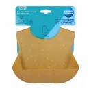 CANPOL ŚLINIAK SILIKONOWY Z KIESZONKĄ WODOODPORNY REGULOWANY ŻÓŁTY 51/029