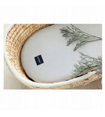 Poofi prześcieradło do wózka jasny szary