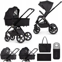 VENICCI wózek wielofunkcyjny 2w1 UPLINE 2 All Black