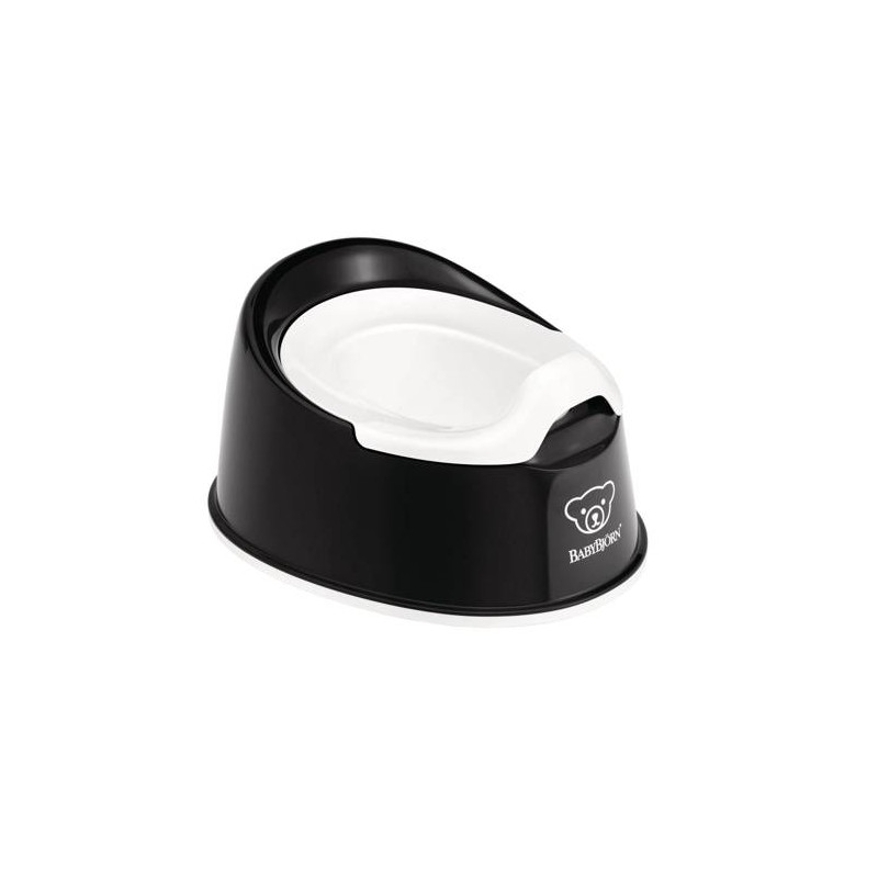 Baby Bjorn nocnik dziecięcy Smart, wyjmowana wkładka Black/White