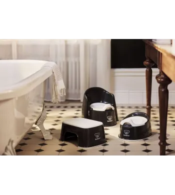 Baby Bjorn nocnik dziecięcy Smart, wyjmowana wkładka Black/White