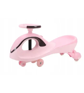 Baby mix JEŹDZIK GRAWITACYJNY G-Force LED koła + melodie PINK