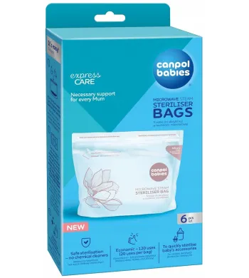 CANPOL WORECZKI DO STERYLIZACJI BUTELEK SMOCZKÓW 6szt 70/002