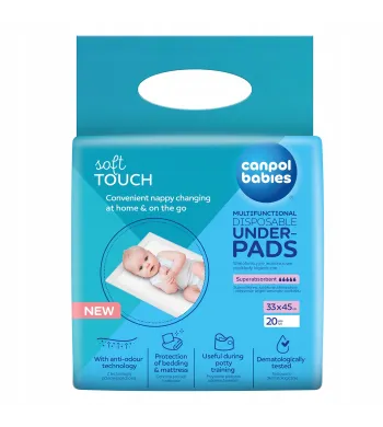 CANPOL 78/009 wielofunkcyjne jednorazowe podkłady higieniczne 33x45