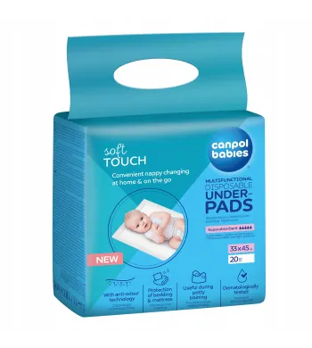 CANPOL 78/009 wielofunkcyjne jednorazowe podkłady higieniczne 33x45